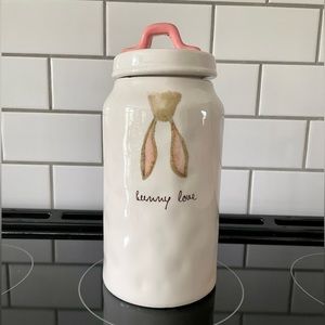 SOLD!!! Rae Dunn Bunny Love Canister (Tall)